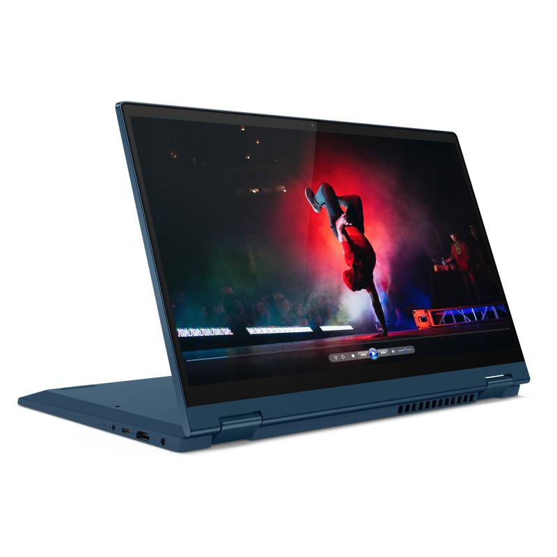 Laptop 2w1 Lenovo IdeaPad Flex 5 14ABR8 / 82XXX005US / AMD Ryzen 7 / 16GB / SSD 512GB / AMD Radeon / WUXGA / Win 11 / Niebieski