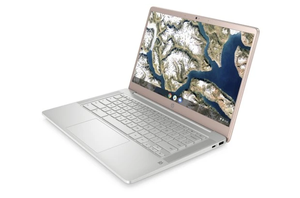 HP Chromebook 14a-na0702ds / 8T834UA / Intel N4120 / 4GB / eMMC 128 GB / Intel HD / HD / Chrome OS / Różowy