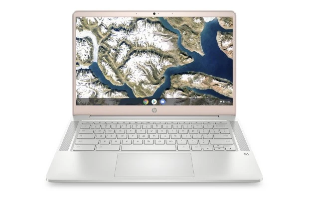 HP Chromebook 14a-na0702ds / 8T834UA / Intel N4120 / 4GB / eMMC 128 GB / Intel HD / HD / Chrome OS / Różowy
