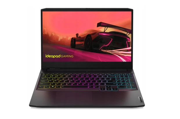 Laptop Lenovo IdeaPad Gaming 3 15ACH6 / 82K200C4UK / AMD Ryzen 5 / 8GB / SSD 512GB / Nvidia RTX 3060 / FullHD / Win 11 / Czarny