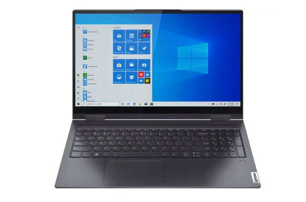 Laptop Lenovo Yoga C740 15IML / 81TD0078US / Intel Core i5 / 8GB / SSD 512GB / Intel UHD / FullHD / Dotyk / Win 11 / Szary