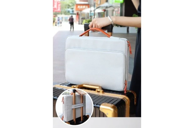 PIĘKNA TORBA ETUI POKROWIEC NA LAPTOP LEMES 13,3" Szara (2068999184406)