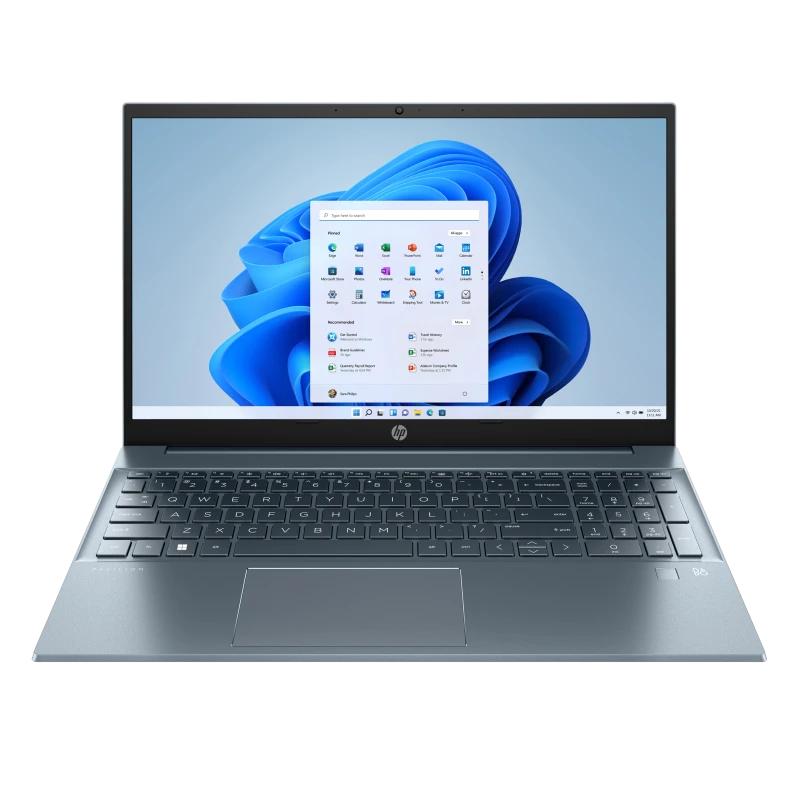 Laptop HP Pavilion 15-eh1204nw / 4H346EA / AMD Ryzen 5 / 8GB /  SSD 512GB / AMD Radeon / FullHD / Win 11 / Niebieski