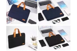 Torba Teczka Aktówka TITTE Na Laptopa 13-14" Granatowa (8503121237123)