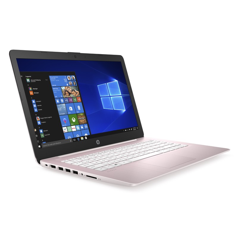 Laptop HP Stream 14-DS0023 / 3C313UA / AMD A4-9120e / 8GB / eMMC 64GB / Radeon / HD / Win 11 / Różowy