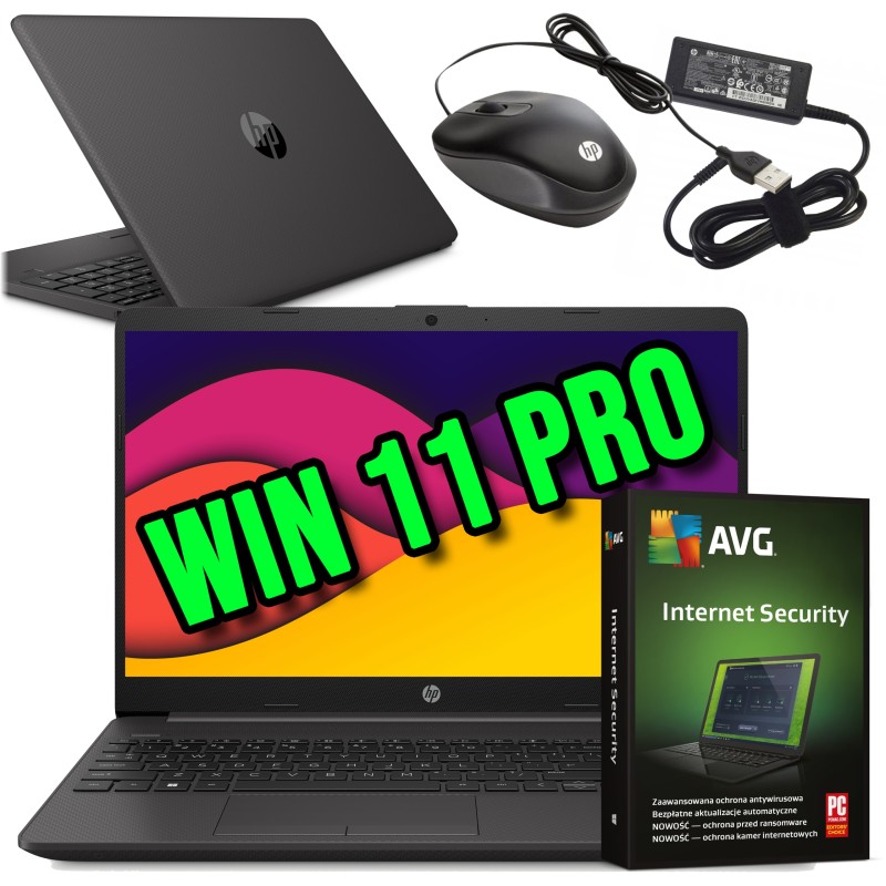 OUTLET LAPTOP do Biura HP 250 G8 INTEL 8/500GB Win11 PRO 3C3C3ES