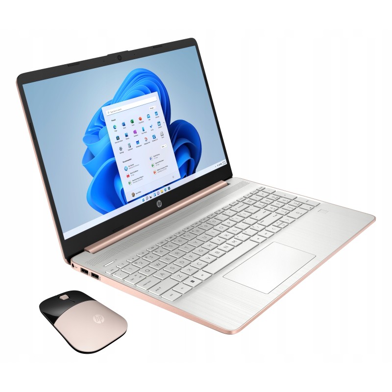 Różowy laptop HP 15-ef AMD Ryzen 3 SSD 512GB 16GB AMD Radeon Win 11 8B3V1UA