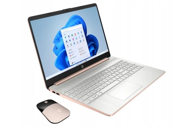 Różowy laptop HP 15-ef AMD Ryzen 3 SSD 256GB 8GB AMD Radeon Win 11 8B3V1UA