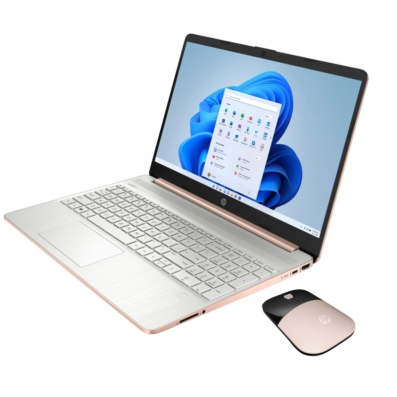 Różowy laptop HP 15-ef AMD Ryzen 3 SSD 256GB 8GB AMD Radeon Win 11 8B3V1UA
