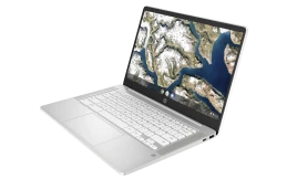 Laptop HP Chromebook 14a-na0020nr / 9PG29UA / Intel N4000 / 4GB / 32GB eMMC / Intel UHD / HD / ChromeOS / Biały