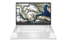 Laptop HP Chromebook 14a-na0020nr / 9PG29UA / Intel N4000 / 4GB / 32GB eMMC / Intel UHD / HD / ChromeOS / Biały