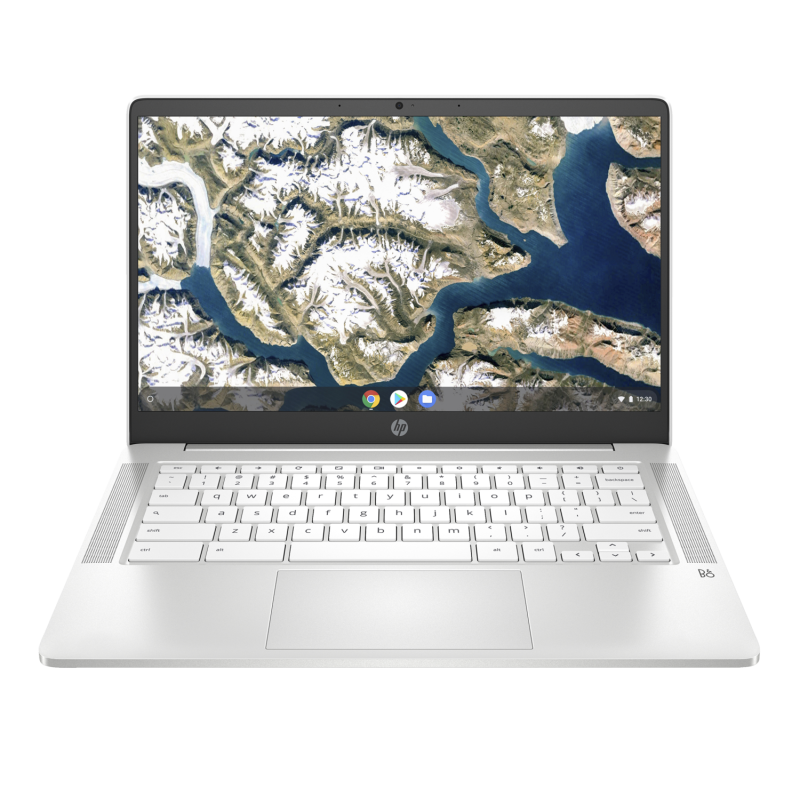 Laptop HP Chromebook 14a-na0020nr / 9PG29UA / Intel N4000 / 4GB / 32GB eMMC / Intel UHD / HD / ChromeOS / Biały