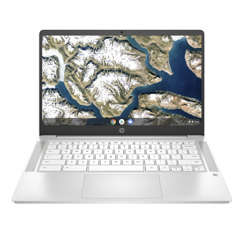 Laptop HP Chromebook 14a-na0020nr / 9PG29UA / Intel N4000 / 4GB / 32GB eMMC / Intel UHD / HD / ChromeOS / Biały