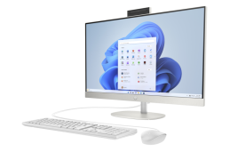 Komputer AIO HP 27-cr0208ng / 9Y457EA / AMD Ryzen 5 / 16GB / SSD 1TB / Radeon / FullHD / Win 11 / Biały