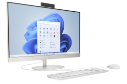 Komputer AIO HP 27-cr0208ng / 9Y457EA / AMD Ryzen 5 / 16GB / SSD 1TB / Radeon / FullHD / Win 11 / Biały