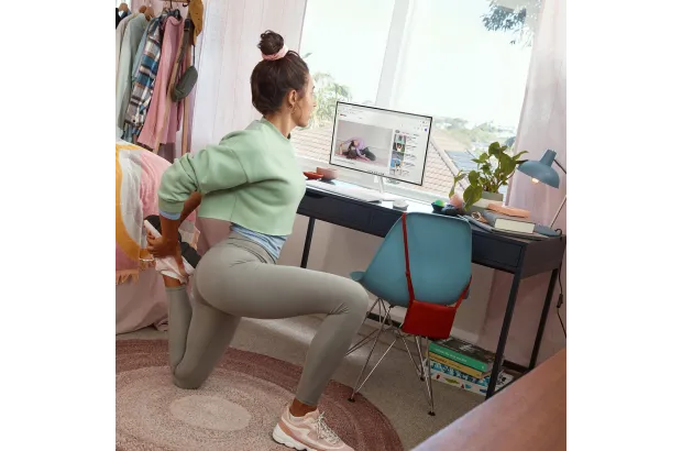 Komputer All in One HP 24-ck0020nf / 7Q9J0EA / Intel i5-12 / 16GB / SSD 512GB / Intel Xe / FullHD / Win 11 / Biały