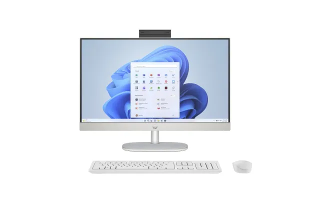 Komputer All in One 24-cr0006nl / 8H5M7EA / Intel i3-13 / 8GB / SSD 512 GB / Intel Xe / FullHD / Win 11 / Biały