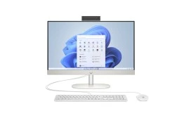 Komputer All in One HP  24-cr0018np / 9R8D1EA / Ryzen 5 / 8GB / SSD 512GB / AMD Radeon / FullHD / Win 11 / Biały