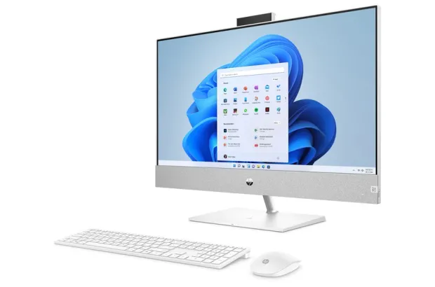 Komputer All in One HP 27-ca1004nl / 67D05EA / AMD Ryzen 7 / 16GB / SSD 1TB / AMD Radeon / WQHD / Win 11 / Biały