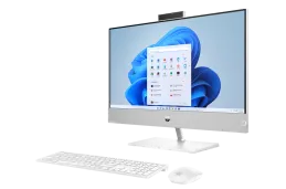 Komputer All in One HP Pavilion 24-ca2000nl / 7X926EA / Intel i7-13 / 32GB / SSD 2TB / Intel Xe / FullHD / Win 11 / Biały