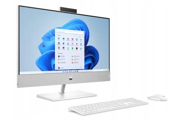 Komputer All in One HP Pavilion 24-ca2000nx / 8F8P6EA / Intel i7-13 / 16GB / SSD 1TB / Nvidia GTX1650 / FullHD / Win 11 / Biały