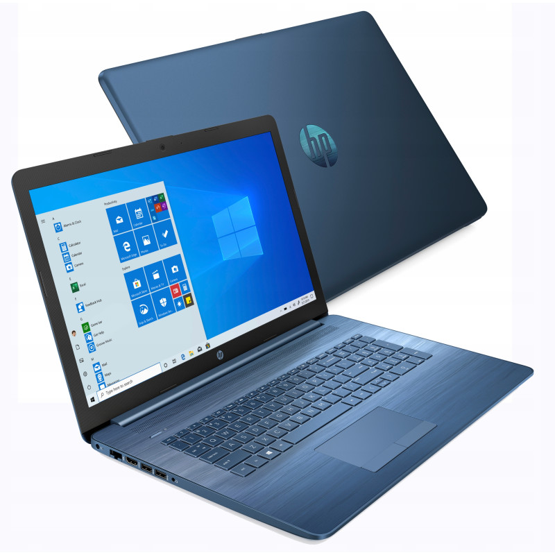 Laptop HP 17-by2019ds / 22J78UA / Intel N4020 / 8GB /SSD 128GB / Intel UHD / HD+ / Win11/ Niebieski