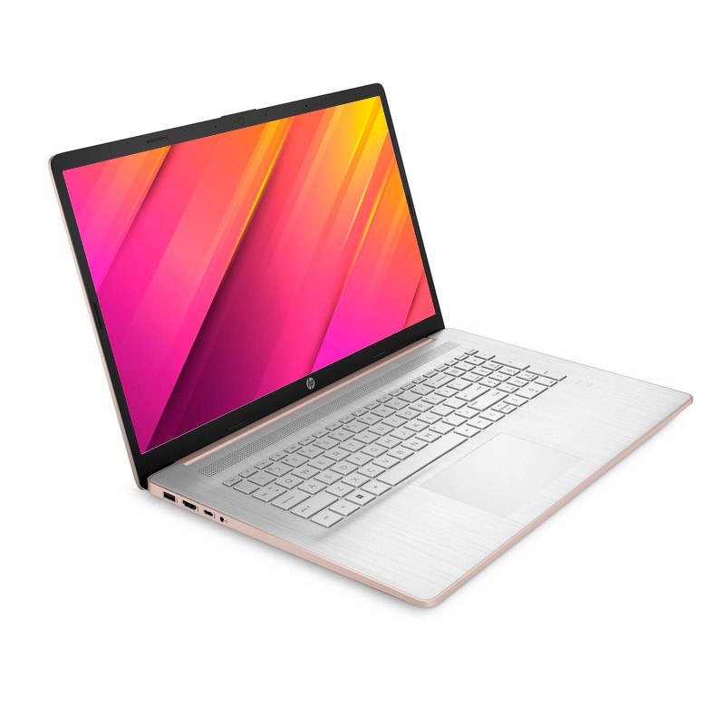 Laptop dla dziewczyny HP 17T-cn300 / A71NJU8 / 16GB / 1TB + 256GB SSD / Intel UHD / HD+ / Win 11 / Różowy