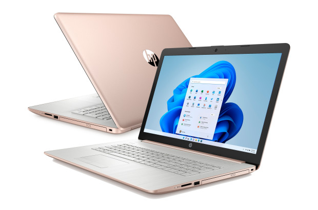 Laptop HP 17-by2022ds / 5R3F5UA / Intel Silver N5030 / 8GB / SSD 256GB / Intel UHD / HD+ / Win 11 / Różowy