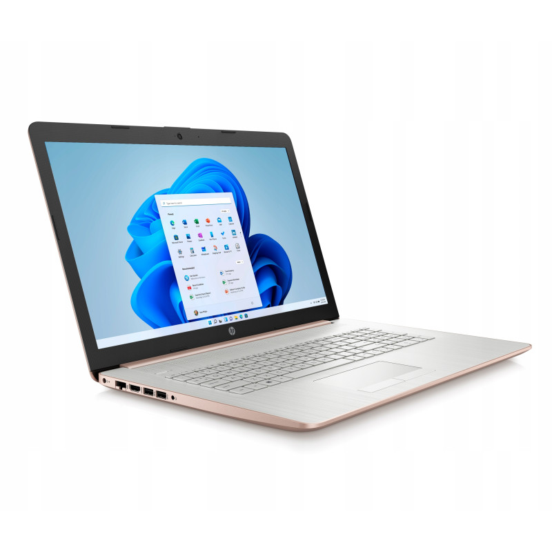 Laptop HP 17-by2022ds / 5R3F5UA / Intel Silver N5030 / 8GB / SSD 256GB / Intel UHD / HD+ / Win 11 / Różowy