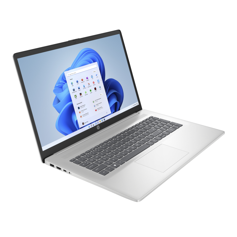 Laptop HP 17-cn3601ds / 8L228UA / Intel i5-13 / 8GB / SSD 1TB / Intel Xe / HD+ / Dotyk / Win 11 / Srebrny