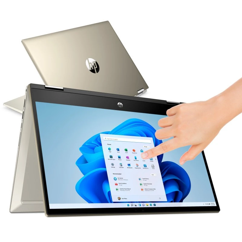 Laptop HP Pavilion x360 14m-dw1023dx / 1F4W5UA / Intel Core i5 / 8GB / SSD 256GB / Intel Xe / FullHD / Win 11 / Złoty