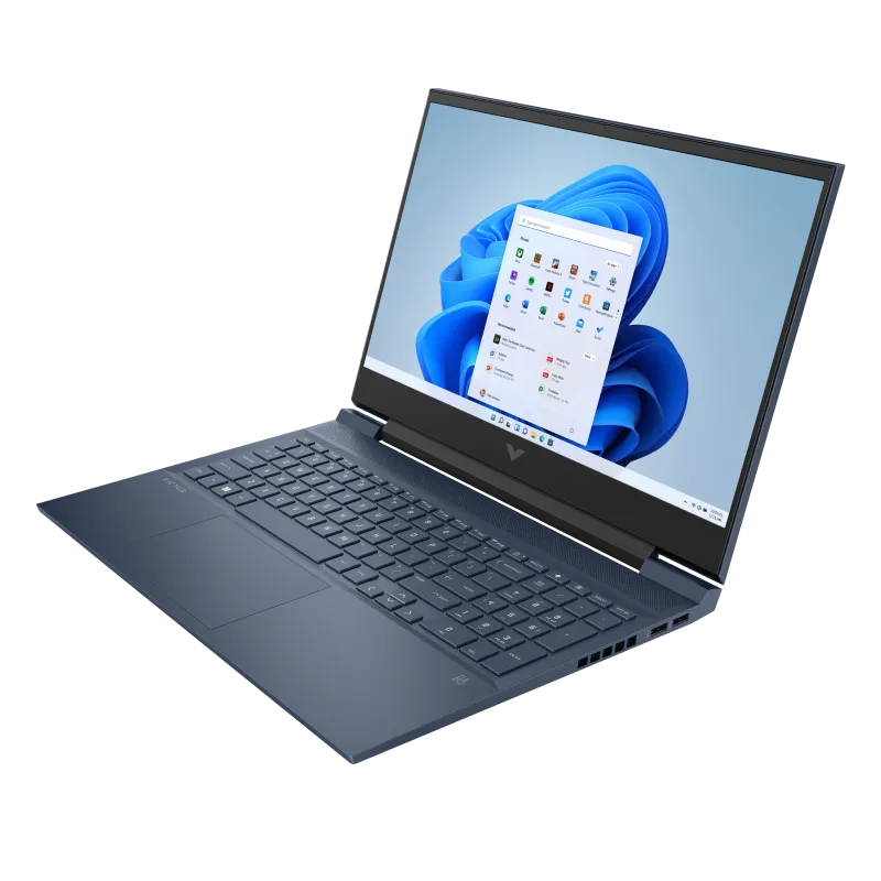 Laptop HP Victus 15-fa0033dx / 9T9R8UA / Intel i5-12 / 32GB / SSD 2TB / Nvidia RTX 3050 / FullHD / 144Hz / Win 11 / Niebieski