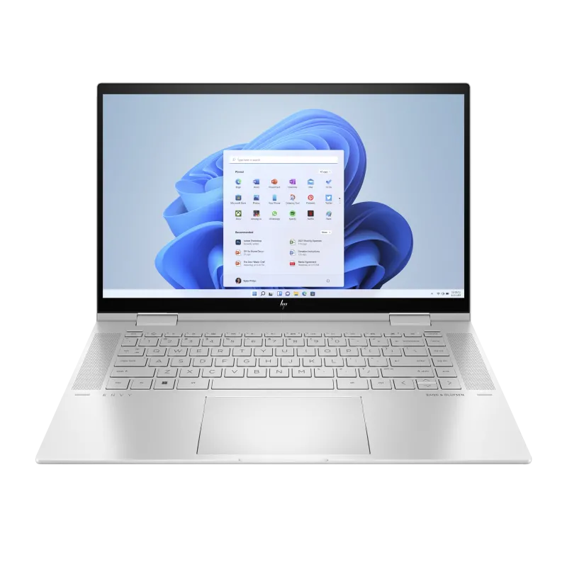 Laptop 2w1 HP ENVY x360 15-ew1082wm / 7P341UA / Intel i7-13 / 12GB / SSD 512GB / Intel Xe / FullHD / Dotyk / Win 11 / Srebrny