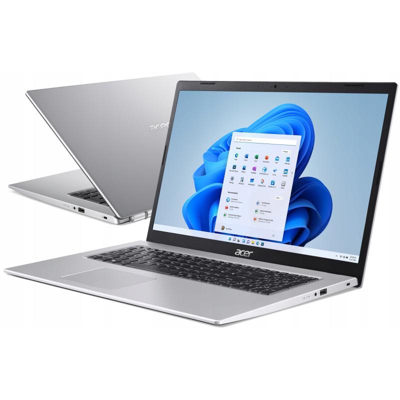 Laptop Acer Aspire 3 A317 / NX.A6TAA.005 / Intel N6000 / 8GB / SSD 256GB / Intel UHD / FullHD / Win 11 / Srebrny