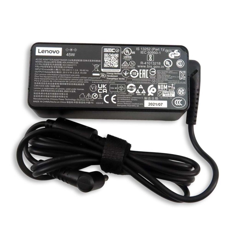 Zasilacz Lenovo 45W 20V 2,25A 4,0x1,7mm (01FR049)