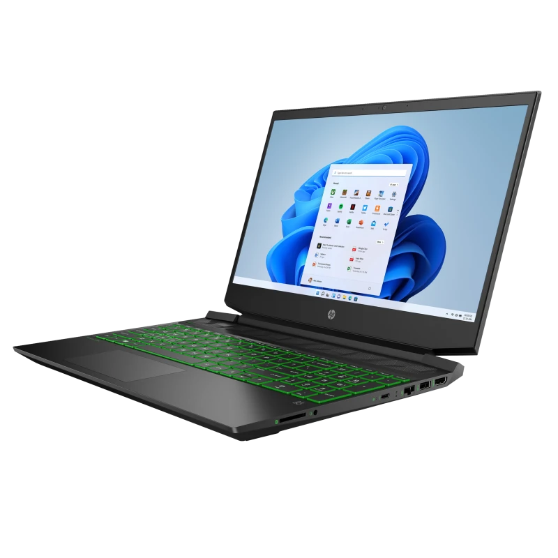 Laptop HP Pavilion Gaming 15-ec2319nw / 4L289EA / AMD Ryzen 5 / 16GB / SSD 512GB / NVIDIA RTX 3050 Ti / FullHD / FreeDos / Czarn