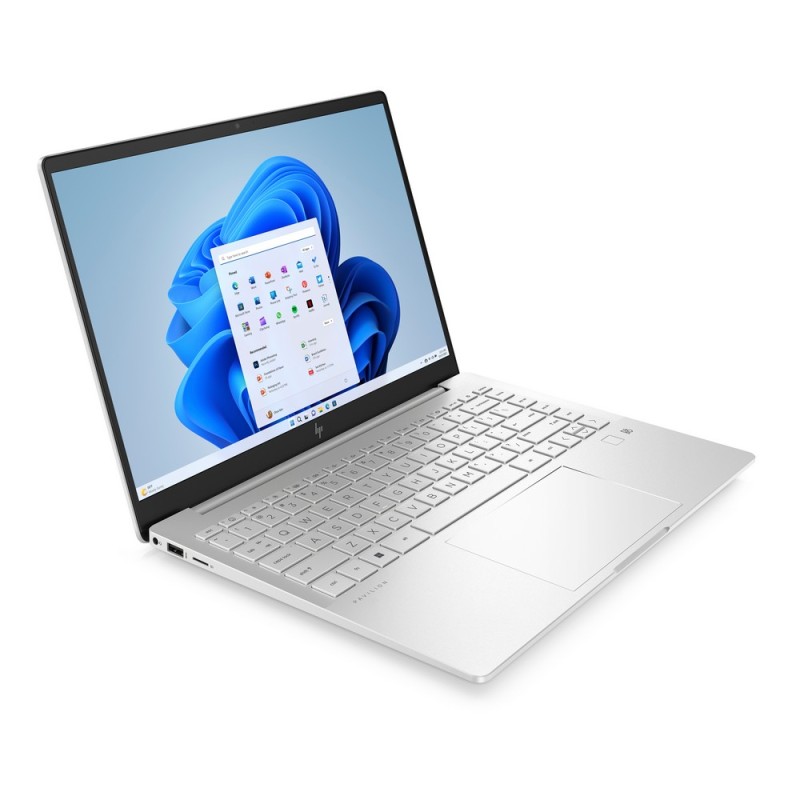 HP Pav Plus Laptop 14-eh1004nx / 8F1L5EA / Intel i5-13 / 16GB / 512B SSD / Intel Iris Xe / 2.2K UWVA / Win 11 / Srebrny