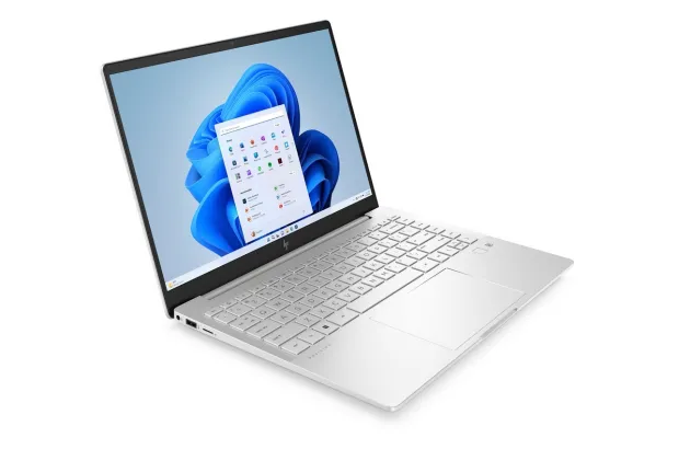 HP Pav Plus Laptop 14-eh1004nx / 8F1L5EA / Intel i5-13 / 16GB / 512B SSD / Intel Iris Xe / 2.2K UWVA / Win 11 / Srebrny