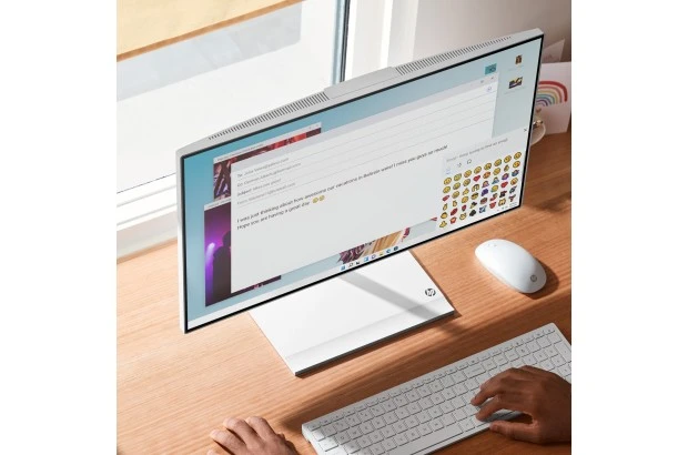 Komputer All in One HP 24-ck0000nf / 6M3X2EA / Intel Core i5-12 / 8GB / SSD 512GB / Intel UHD / FullHD / Win 11 / Biały