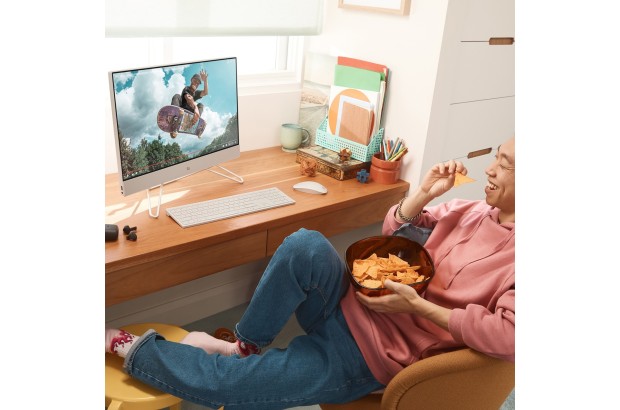 Konputer All in One HP 24-cb1002na / A1XM0EA / Intel i5-12 / 8GB / SSD 512GB / Intel Xe / FullHD / Win 11 / Biały