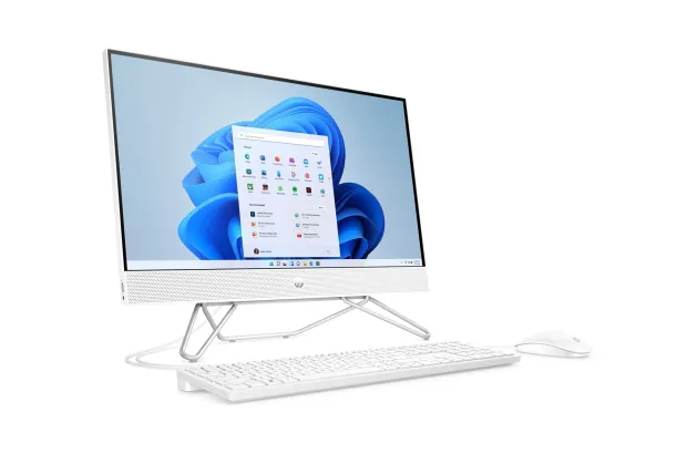 Konputer All in One HP 24-cb1002na / A1XM0EA / Intel i5-12 / 8GB / SSD 512GB / Intel Xe / FullHD / Win 11 / Biały