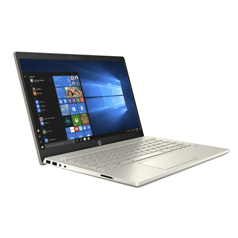 Laptop HP Pavilion 14-ce3004nw / 8UH51EA / Intel Core i7 / 16GB / SSD 512GB / Nvidia MX250 / FullHD / Win 11 / Złoty