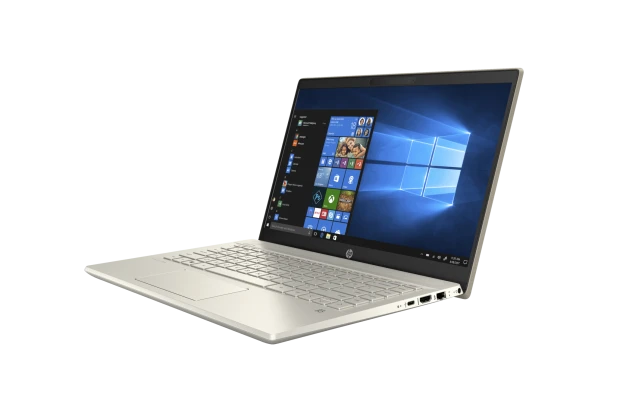 Laptop HP Pavilion 14-ce3004nw / 8UH51EA / Intel Core i7 / 16GB / SSD 512GB / Nvidia MX250 / FullHD / Win 11 / Złoty