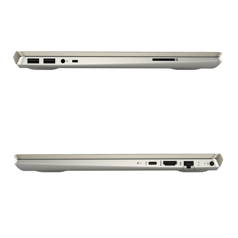 Laptop HP Pavilion 14-ce3004nw / 8UH51EA / Intel Core i7 / 16GB / SSD 512GB / Nvidia MX250 / FullHD / Win 11 / Złoty