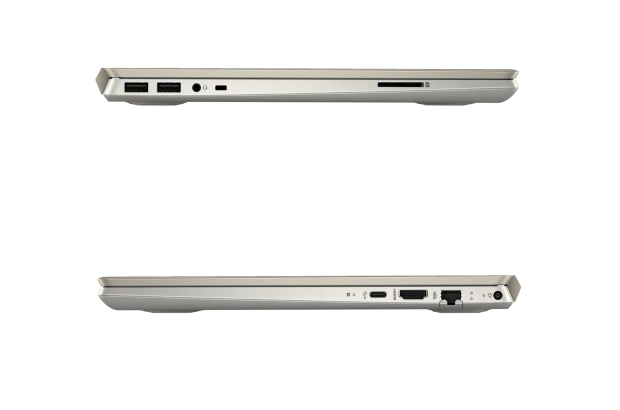 Laptop HP Pavilion 14-ce3004nw / 8UH51EA / Intel Core i7 / 16GB / SSD 512GB / Nvidia MX250 / FullHD / Win 11 / Złoty