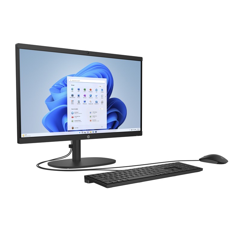 Komputer All in One HP 22-dg0001na / A0NW9EA / Core i3-N300 / 8GB / SSD 256GB / Intel UHD / FullHD / Win 11 / Czarny
