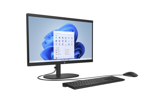 Komputer All in One HP 22-dg0001na / A0NW9EA / Core i3-N300 / 8GB / SSD 256GB / Intel UHD / FullHD / Win 11 / Czarny