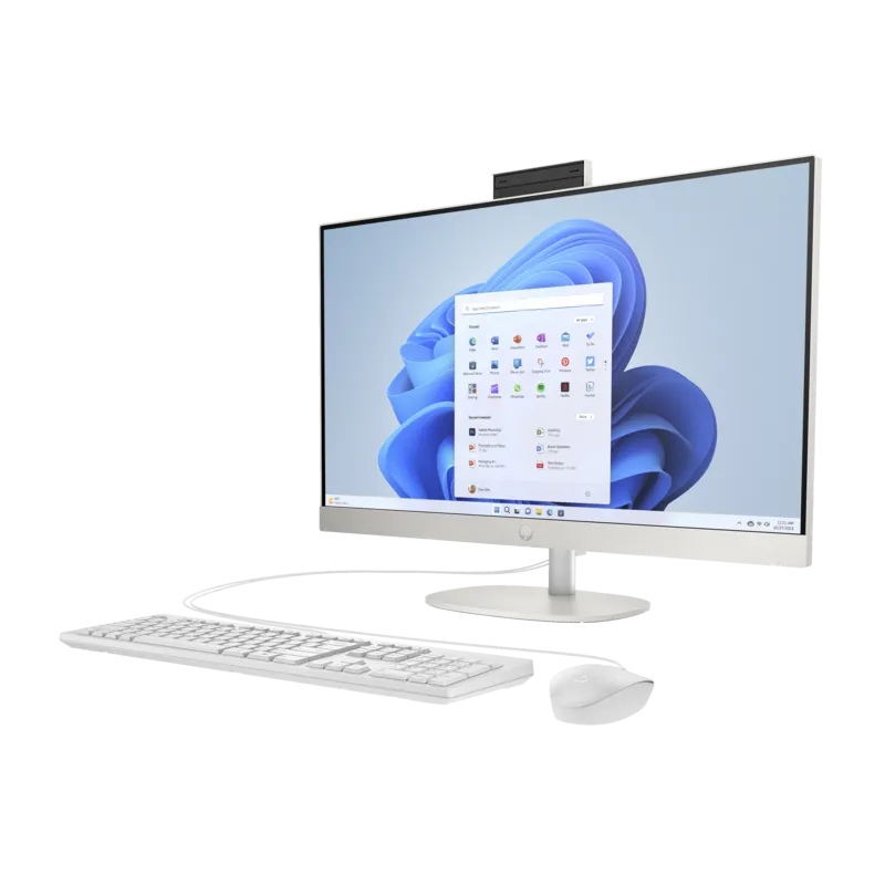 Komputer AIO HP 27-cr0014na / 8B520EA / Intel i5-13 / 32GB / SSD 2TB / Intel Xe / FullHD / Win 11 / Biały