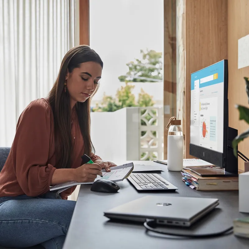 Komputer All in One HP ProOne 440 G9 / 6D374EA / Intel i7-12 / 32GB / SSD 1TB / Intel UHD / FullHD / Win 11 Pro / Czarny