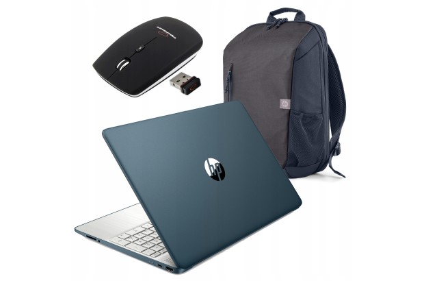 Zestaw Plecak HP Niebieski Laptop Pavilion HP15 A14MMUA Intel i5 16GB 512GB FHD W11